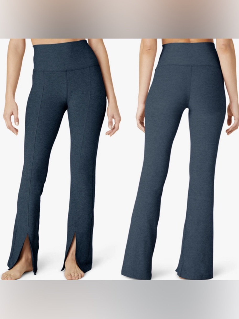 Beyond Yoga Make The Cut Split Ankle Blue Pant Size Medium